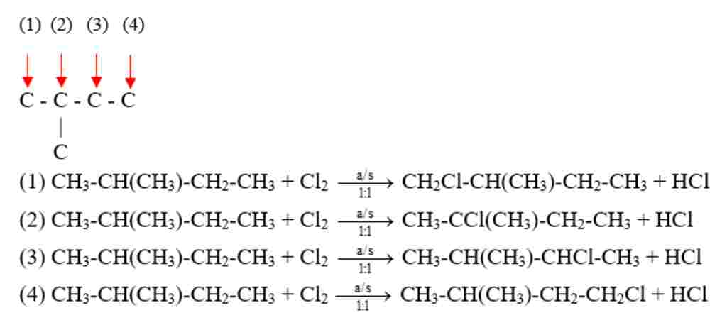 hoa-hoc-lop-11-cho-iso-pentan-tac-dung-voi-cl2-askt-theo-ti-le-so-mol-1-1-a-ac-dinh-so-san-pham