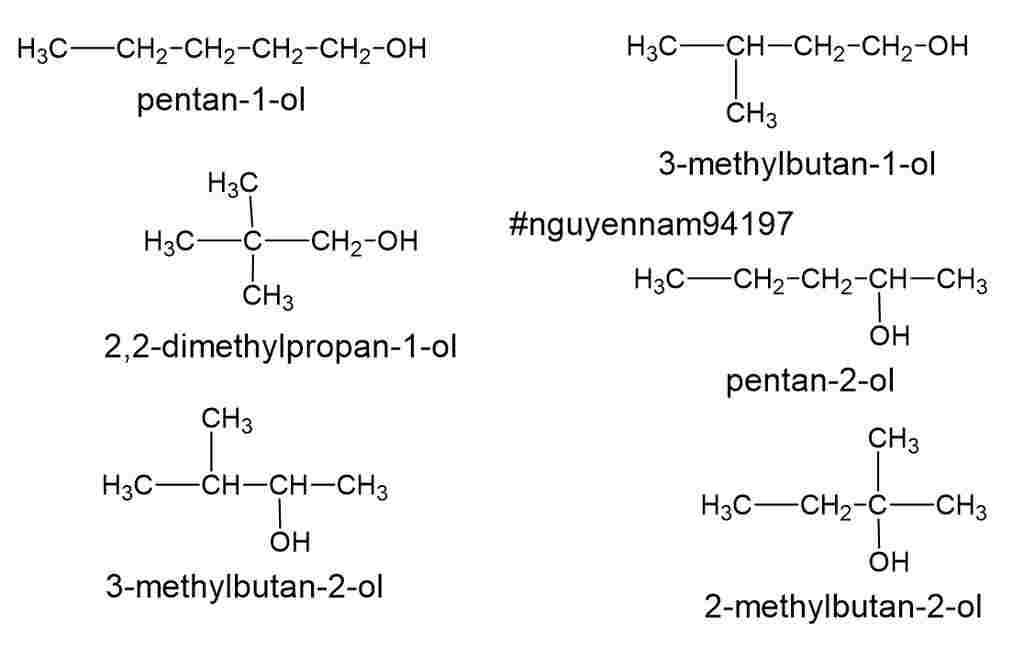 hoa-hoc-lop-11-viet-cac-dong-phan-thuoc-day-dong-dang-ancol-etylic-va-goi-ten-co-ctpt-c5h11oh