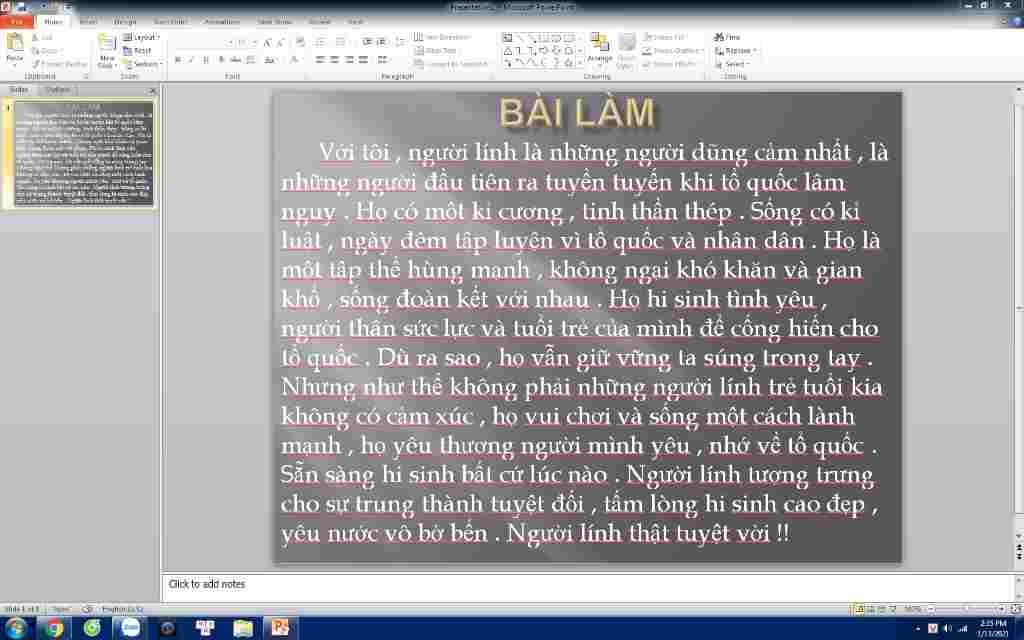 ngu-van-lop-9-trai-nghiem-sang-tao-thuyet-trinh-ve-nguoi-linh-trong-mat-em-power-point-a-cam-on