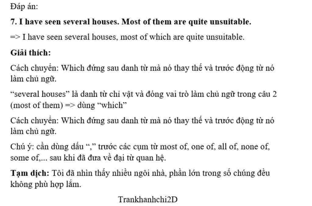 tieng-anh-lop-11-7-i-saw-several-houses-most-of-them-were-quite-unsuitable-i