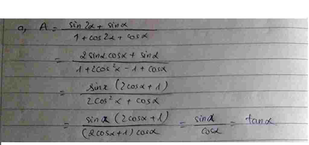 toan-lop-10-rut-gon-bai-sin2a-sina-1-cos2a-cosa