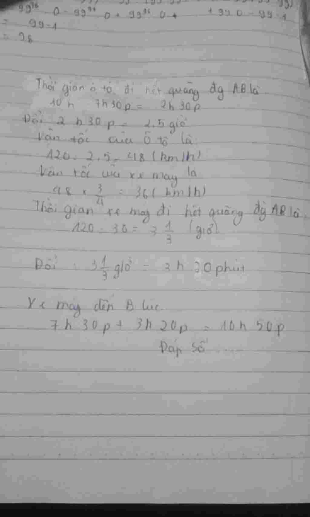 toan-lop-5-mot-o-to-va-mot-e-may-cung-uat-phat-luc-7-gio-30-phut-de-di-tu-a-den-b-van-toc-cua-e