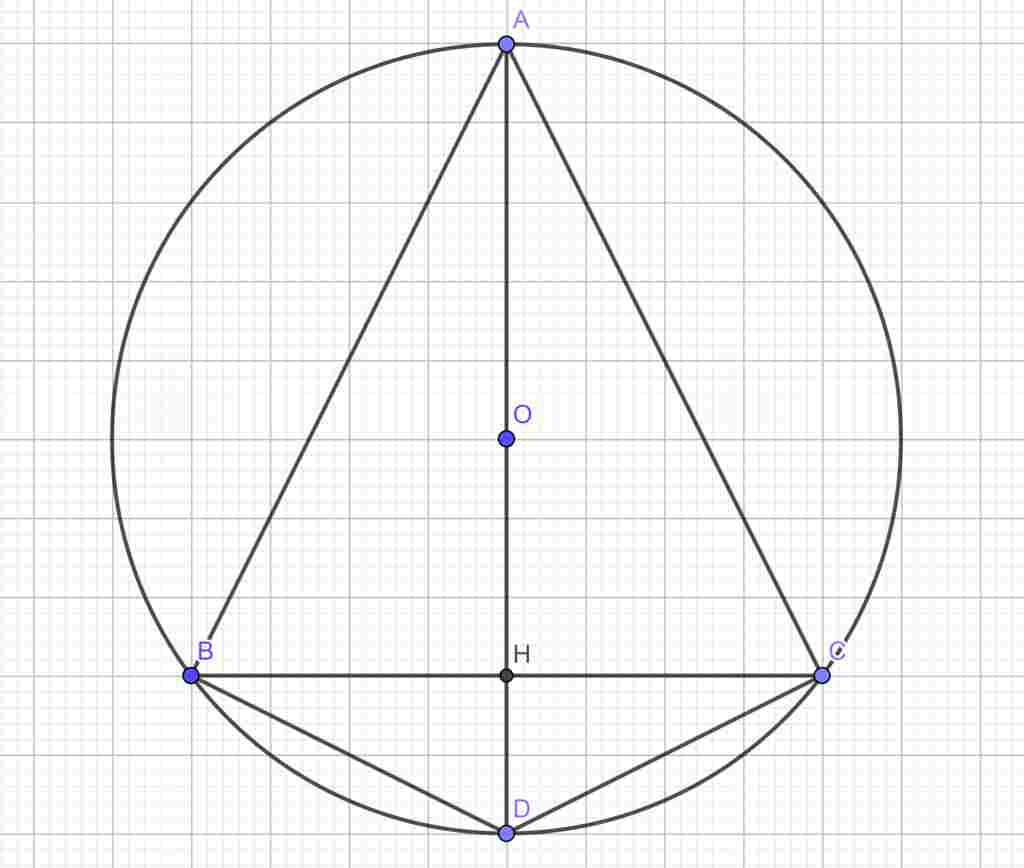 toan-lop-9-cho-tam-giac-abc-can-tai-a-noi-tiep-duong-tron-o-duong-cao-ah-cat-duong-tron-o-diem-d